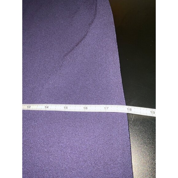 MILLY Italian Structured Stretch Shift Mini Dress Navy  size Small - Picture 9 of 11